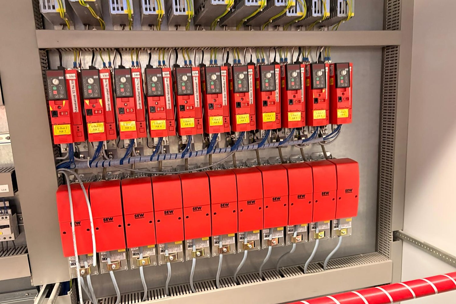 Schaltschrank mit SEW-Umrichtern